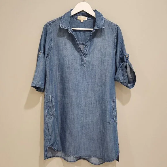 Cloth and Stone Tencel Dress - Size M - Picture 1 of 6